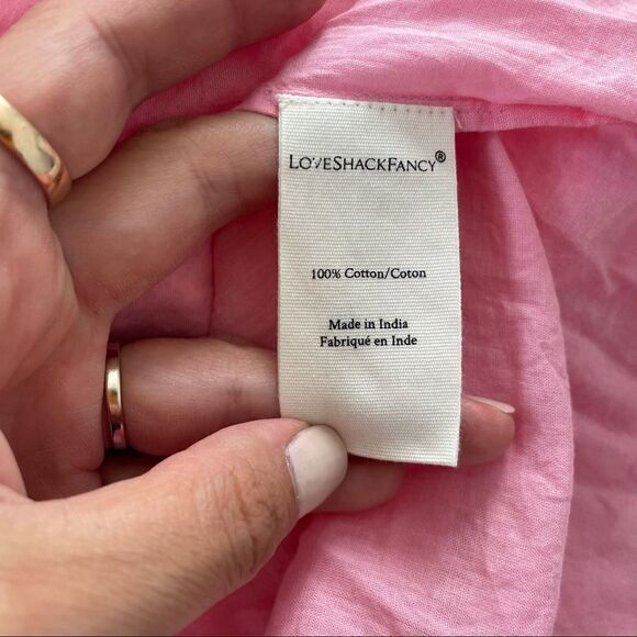 LOVESHACKFANCY Viola Dress in Pink - Picture 11 of 12